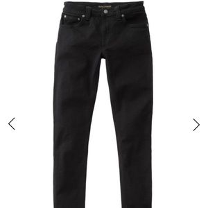 NWT, Nudies Skinny Lin, Black Black wash